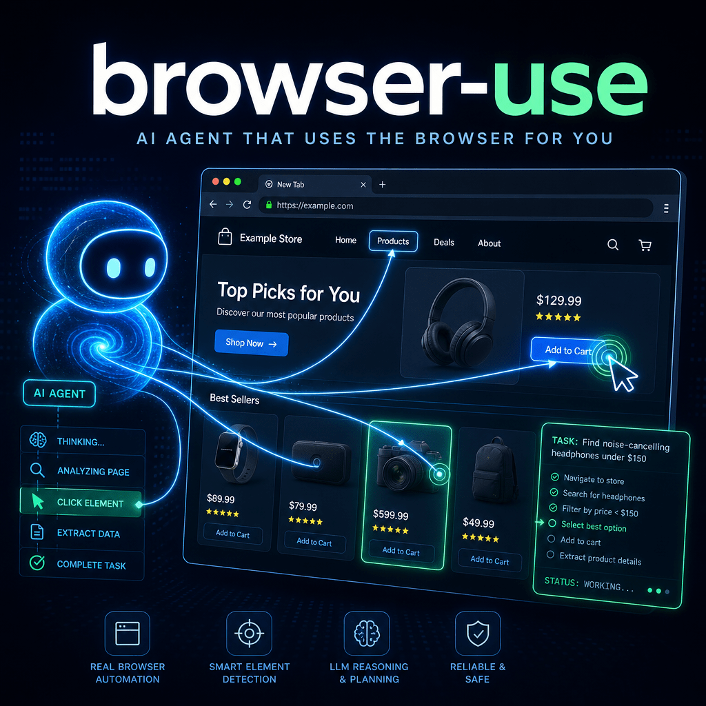 browser-use: El agente de IA que navega por cualquier web por ti